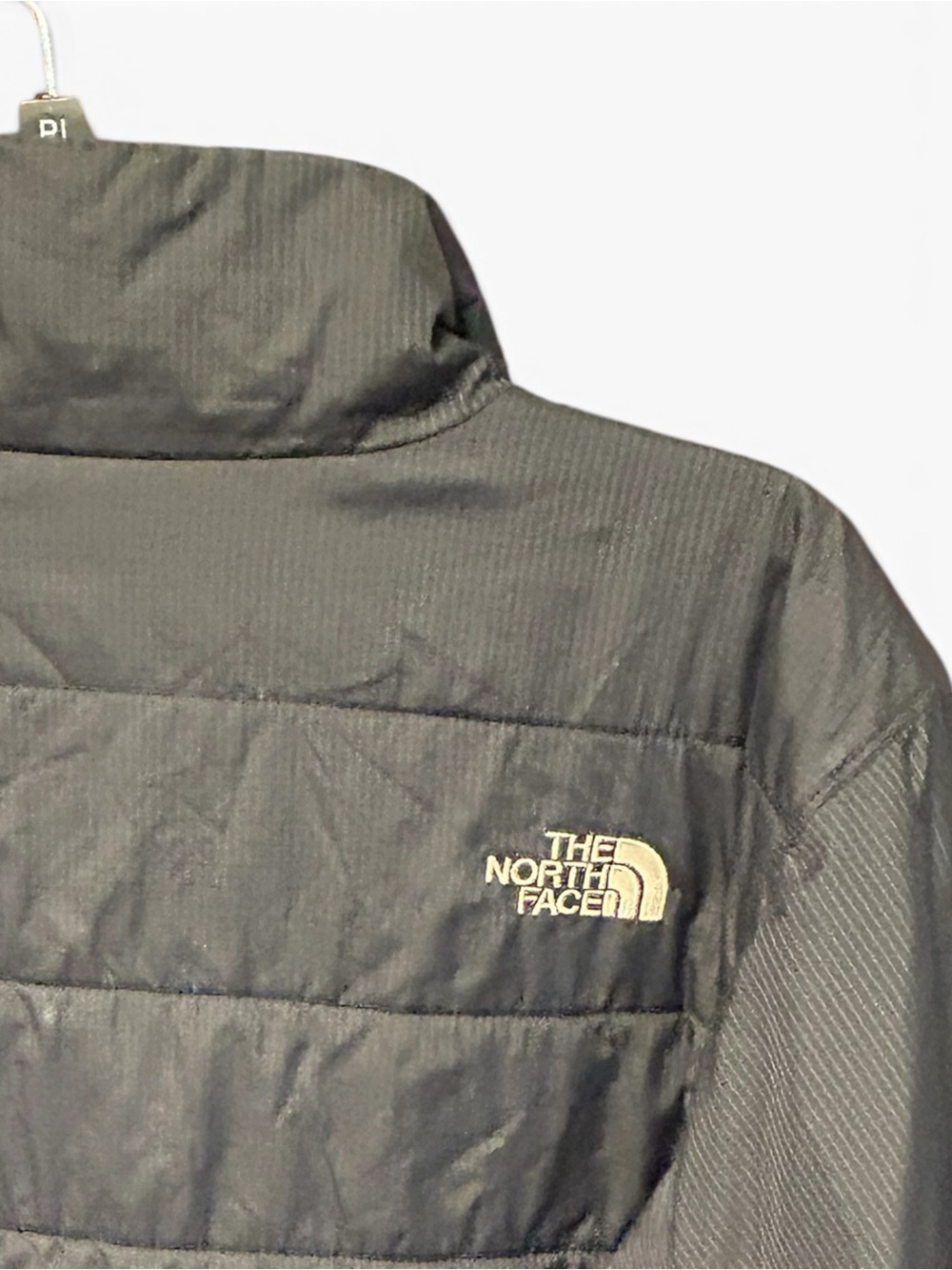 North Face Black Quilted Puffer Primaloft Jacket Men’s SZ M EUC Gorpcore Winter - Picture 5 of 15
